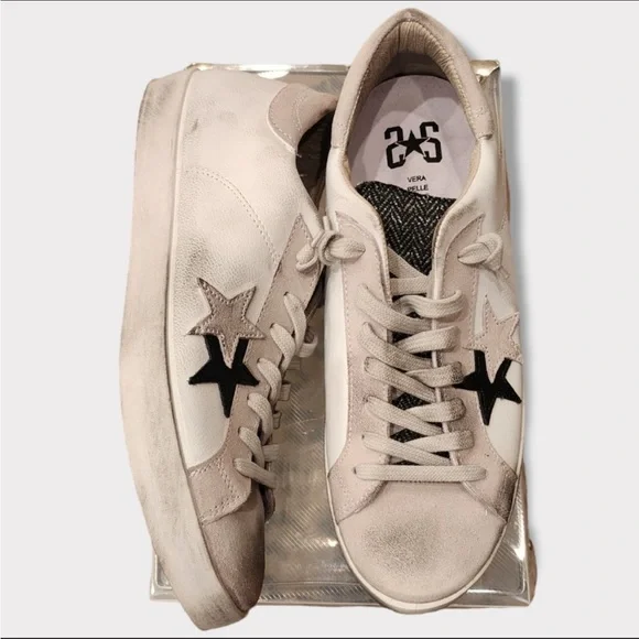 2dtar Shoes 2star Sneakers In White Suede And Leather Poshmark